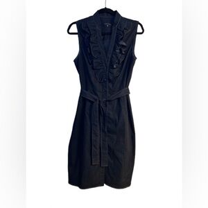 Denim Ruffle Dress
